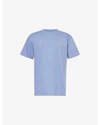 Carhartt - Chase Logo-embroidered Relaxed-fit Cotton-jersey T-shirt - Lyst