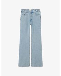 Claudie Pierlot - Flared High-Rise Denim Jeans - Lyst