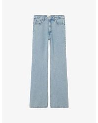 Claudie Pierlot - Flared High-Rise Denim Jeans - Lyst