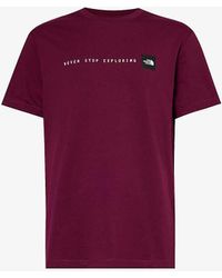 The North Face - Logo-print Regular-fit Cotton-jersey T-shirt - Lyst