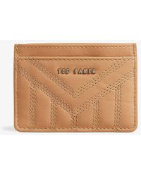 Ted Baker - Ayani Quilted Leather Card Holder - Lyst