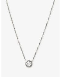 MEJURI - Large 14Ct And 0.23Ct Diamond Necklace - Lyst