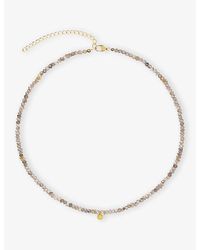 La Maison Du Couturier - Amadeus Ines 18Ct Vermeil And Labradorite Necklace - Lyst