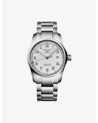 Longines - L3.810.4.73.6 Spirit Stainless-Steel Automatic Watch - Lyst