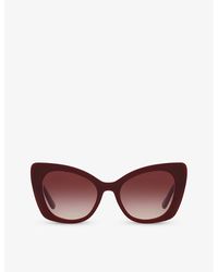 Dolce & Gabbana - Dg4405 Butterfly-frame Acetate Sunglasses - Lyst