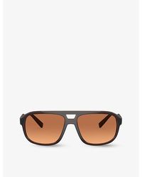 Dolce & Gabbana - Dg6179 Pilot-frame Nylon Sunglasses - Lyst