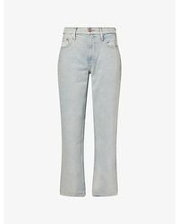 PAIGE - Doheny Straight-Leg Denim Jeans - Lyst