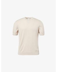 Eleventy - Sea Island Knitted Cotton T-Shirt - Lyst