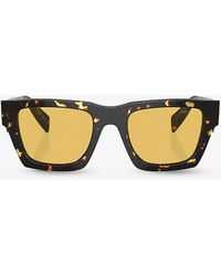 Prada - Pr A06s Pillow-frame Acetate Sunglasses - Lyst