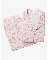 The White Company - Relaxed-Fit Cotton Pyjama Set - Lyst