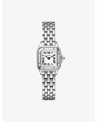 Cartier - Crwspn0012 Panthère De Mini Stainless- Quartz Watch - Lyst