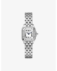 Cartier - Crwspn0012 Panthère De Mini Stainless- Quartz Watch - Lyst