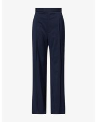 Vivienne Westwood - High-Rise Wide-Leg Wool Trousers - Lyst