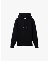 Reiss - Fabien Drawstring Regular-Fit Stretch-Jersey Hoody - Lyst