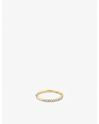 MEJURI - Diamonds Team 14Ct And 0.14Ct Diamond Ring - Lyst