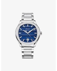 Piaget - Polo Signature Stainless-Steel Date Watch 42Mm - Lyst