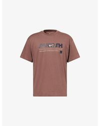 Nike - Training Branded Print Cotton-Jersey T-Shirt - Lyst