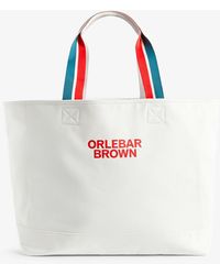 Orlebar Brown Canvas Noah White Sand Medium Beach Duffle Bag for Men Mens Bags Gym bags and sports bags 