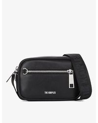 The Kooples - Branded-Strap Leather Cross-Body Bag - Lyst