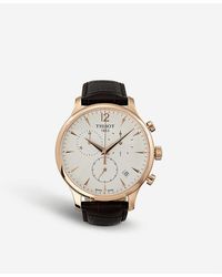 Tissot - Stainless Steel T0636173603700 T-classic Rose Gold-plated Watch - Lyst