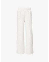 Varley - The Wide Leg 28 High-Rise Stretch-Jersey Trousers - Lyst