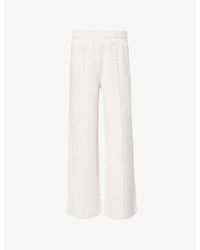 Varley - The Wide Leg 28 High-Rise Stretch-Jersey Trousers - Lyst