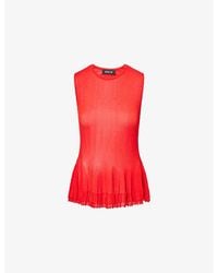 Ashlyn - Bennett Peplum-Hem Knitted Top - Lyst