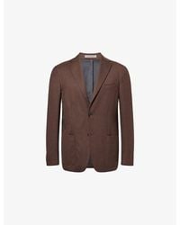 Corneliani - Whisper Single-Breasted Silk-Wool Blend Jacket - Lyst