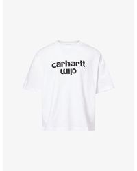 Carhartt - Archive Graphic Text-Print Cotton T-Shirt - Lyst