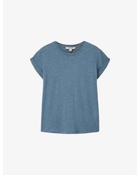 AllSaints - Anna Relaxed-Fit Short-Sleeve Cotton T-Shirt - Lyst