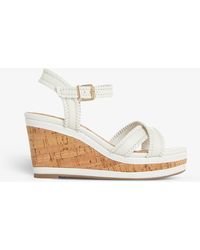 dune low wedge sandals