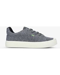 CARIUMA Ladies Ibi Low Bamboo-knit And Recycled-polyester Trainers - Grey