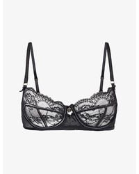 Lounge Underwear - Adelyn Balcony Lace Bra - Lyst