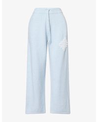 The Couture Club - Fluffy Relaxed-Fit Knitted Jogging Bottoms - Lyst