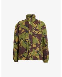 AllSaints - Tierra Camouflage-print Shell Jacket X - Lyst