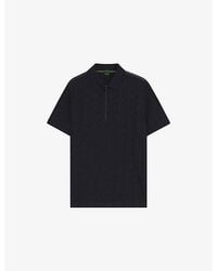 BOSS - Brand-Emed Short-Sleeved Cotton Polo Shirt - Lyst