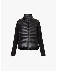 Moncler - Funnel-Neck Brand-Patch Regular-Fit Shell-Down Jacket - Lyst