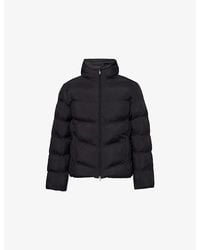 Arne - Chevron Hooded Shell-Down Puffer Jacket - Lyst