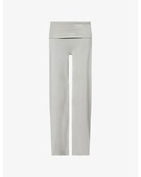WE Are Tala - Softset Fold-Waist Wide-Leg Stretch Trousers - Lyst