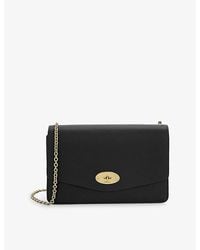 Mulberry - Darley Small Grained-Leather Clutch Bag - Lyst