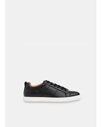 Whistles - Koki Lace-Up Low-Top Leather Trainers - Lyst