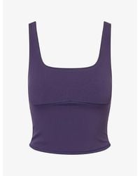 Vuori - Alltheform Square-Neck Stretch-Woven Support Tank - Lyst