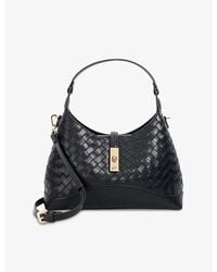 Dune - Dorset Medium Woven Leather Shoulder Bag - Lyst
