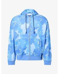 AWAKE NY - Camo Crown Logo Zip Cotton Hoody - Lyst