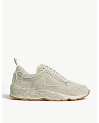 Sandro Flame Leather And Mesh Trainers - White