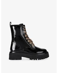 Kurt Geiger - Matilda Charm Leather Ankle Boots - Lyst