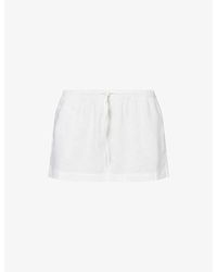 WE Are Tala - Drawstring Linen-Blend Shorts - Lyst