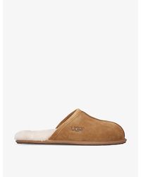 UGG - Suede Scuff Slippers - Lyst