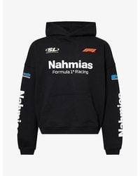 NAHMIAS - F1 Brand-Print Cotton Hoody - Lyst