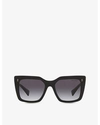 Miu Miu - Mu02ws Square-frame Acetate And Metal Sunglasses - Lyst